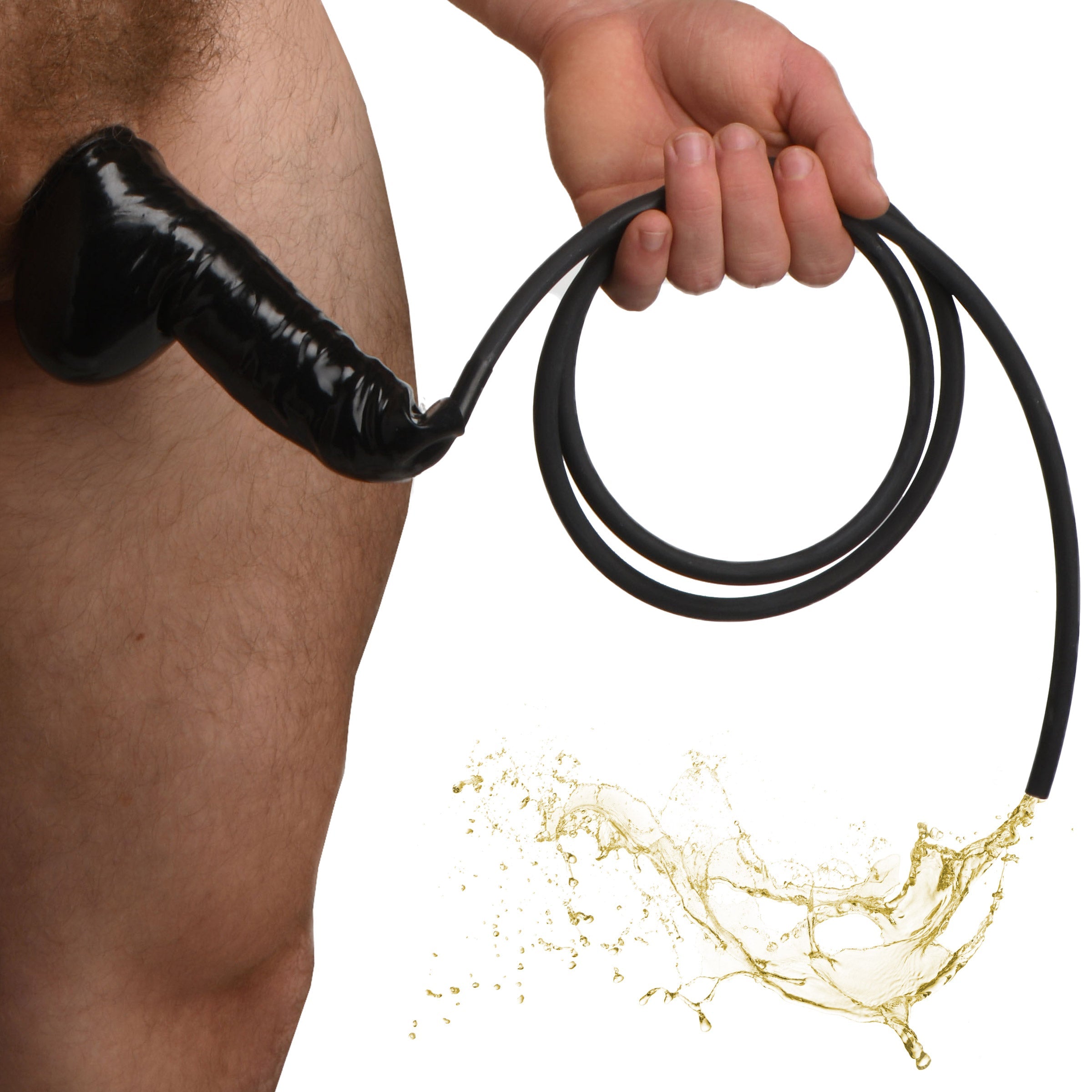 Guzzler Realistic Penis Sheath with Tube