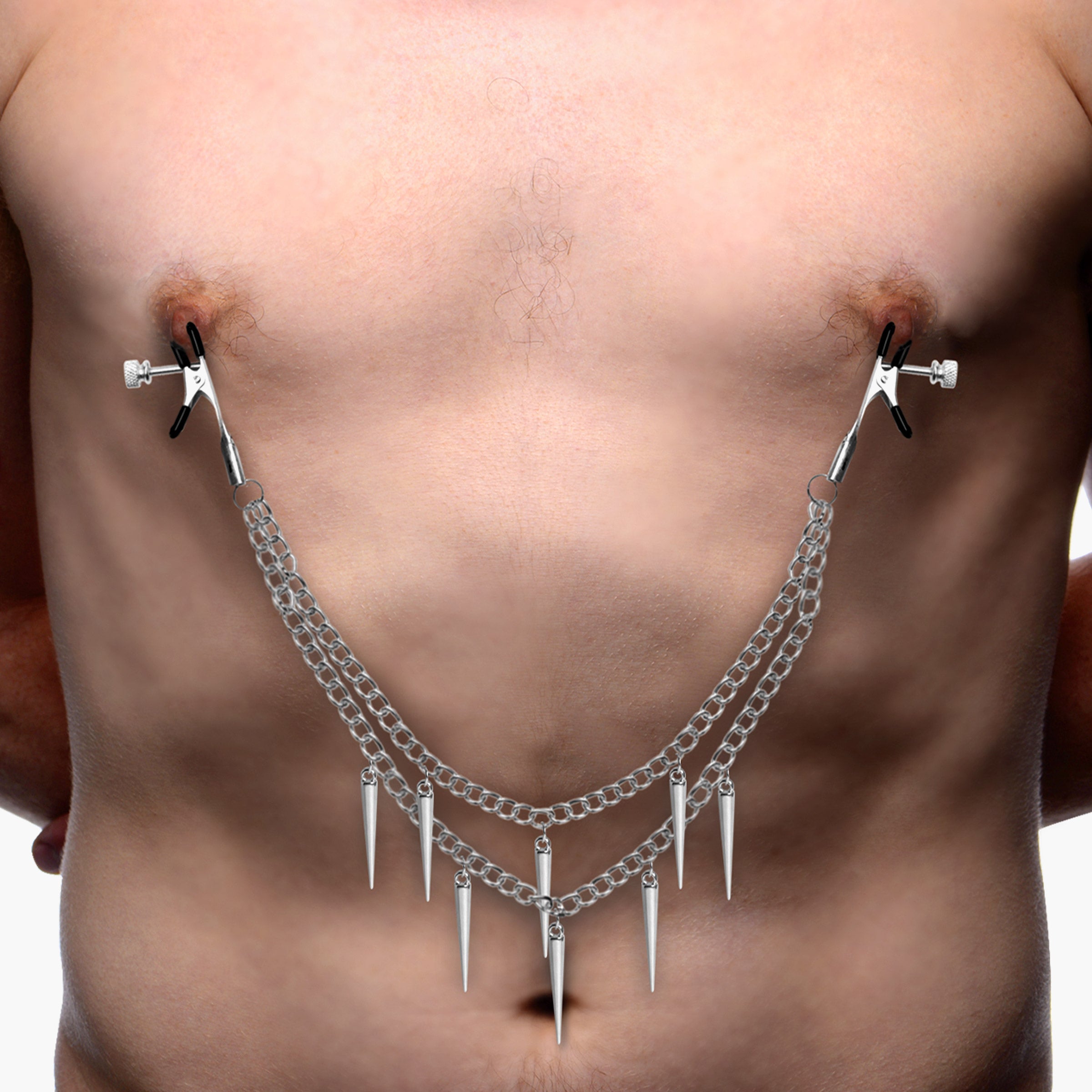 Daggers Double Chain Nipple Clamps