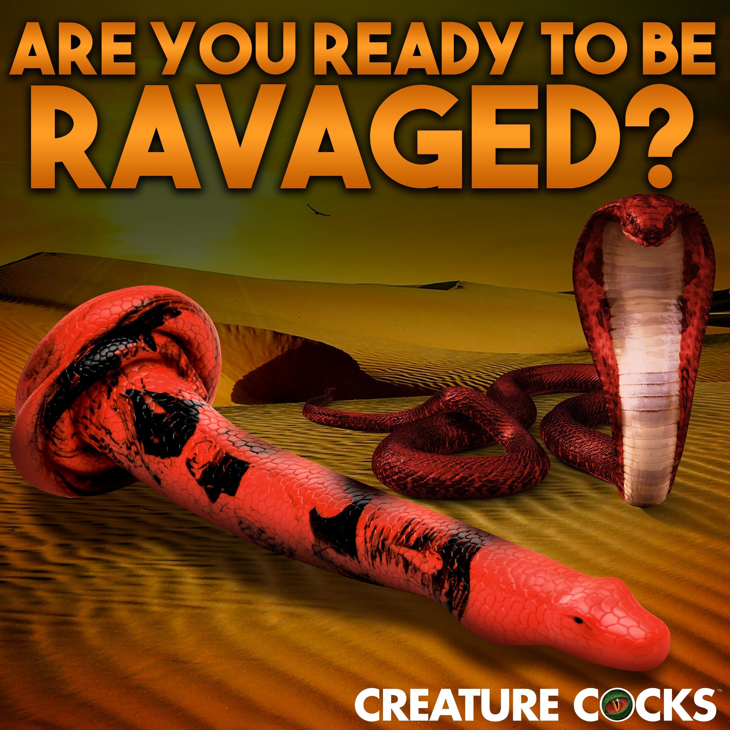 Giant King Cobra Silicone Dildo