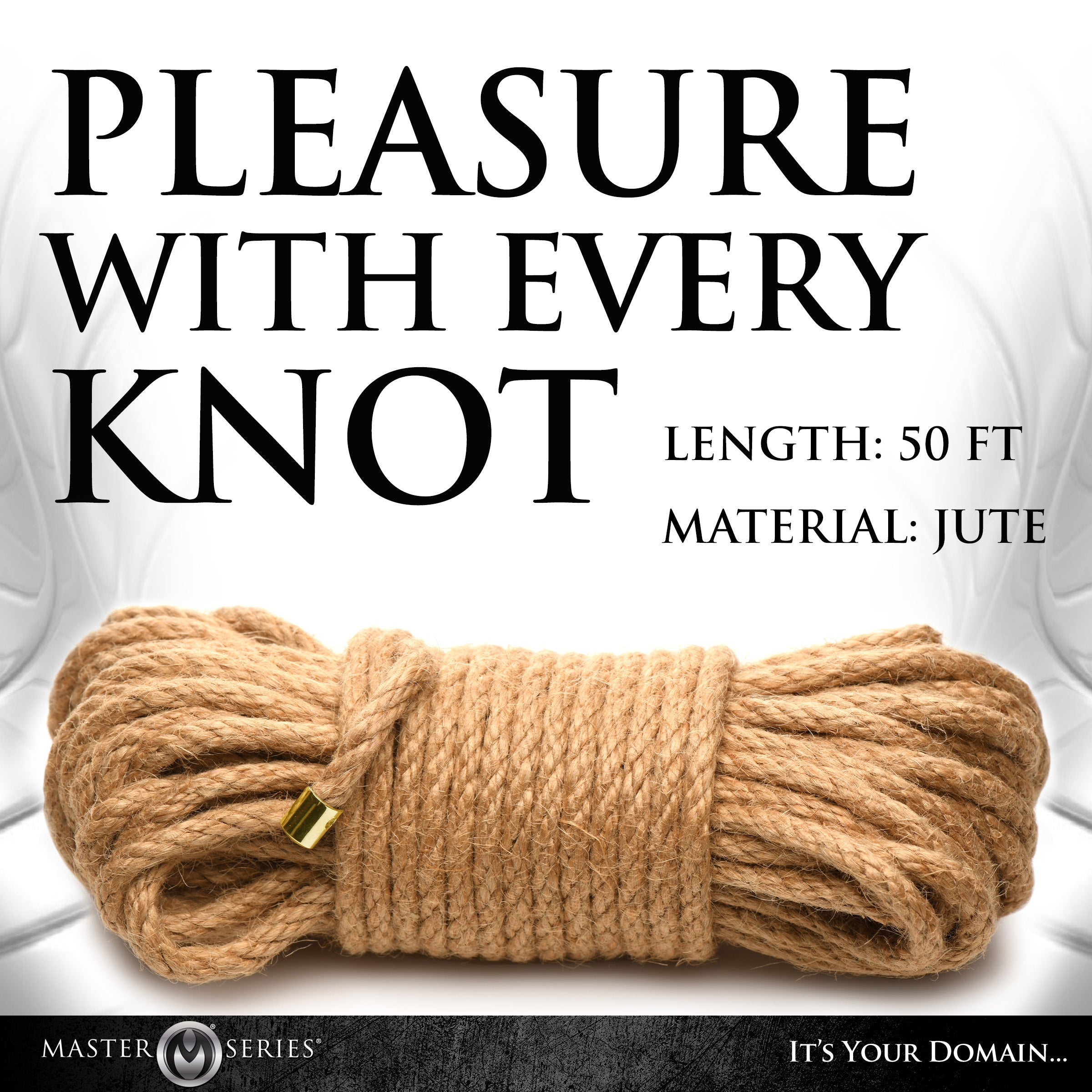50ft Premium Braided Jute Bondage Rope