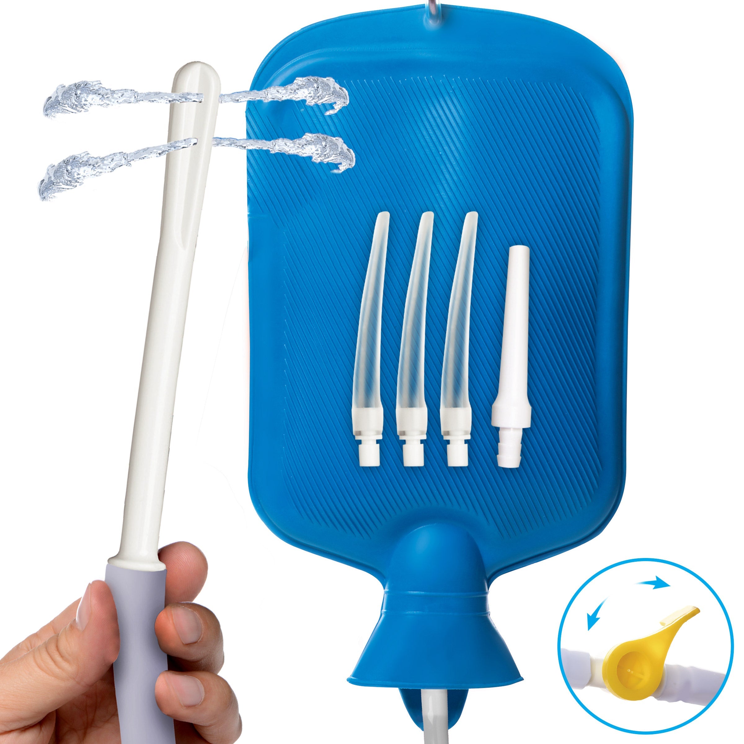 Deluxe Shower Enema Kit with 5 Tips