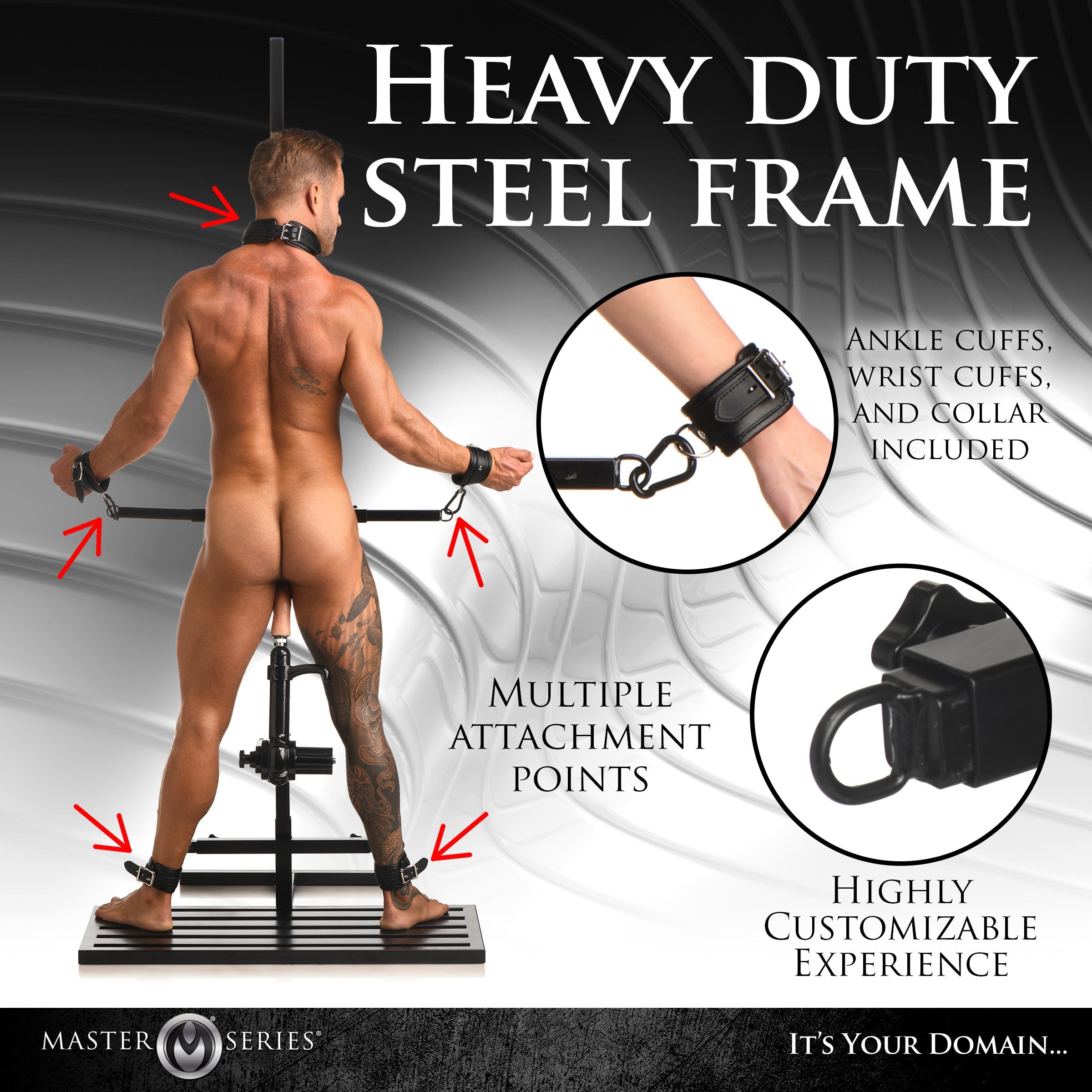 Ultimate Enforcer Forced Orgasm Tower with Sex Machine