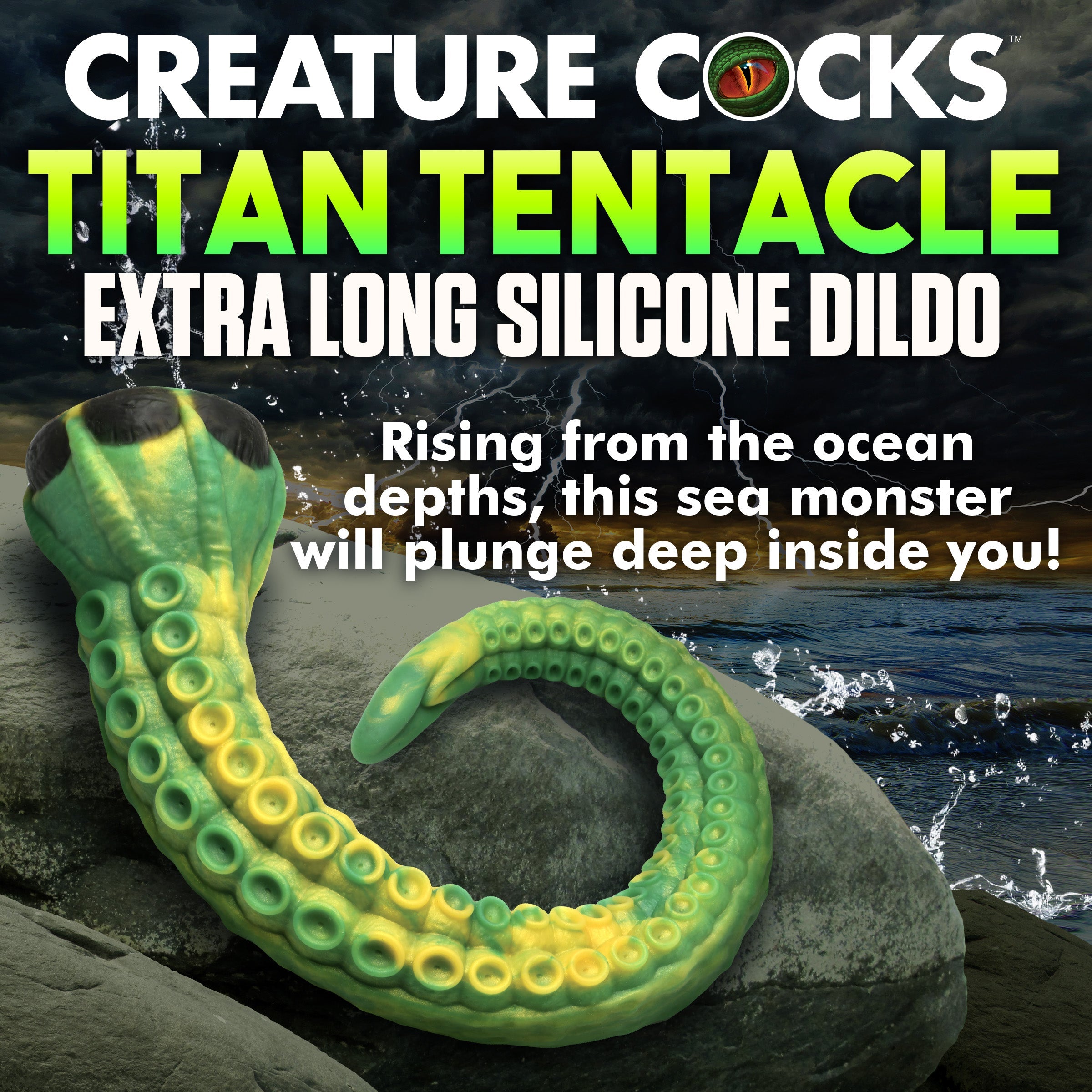 Titan Tentacle Extra Long Silicone Dildo