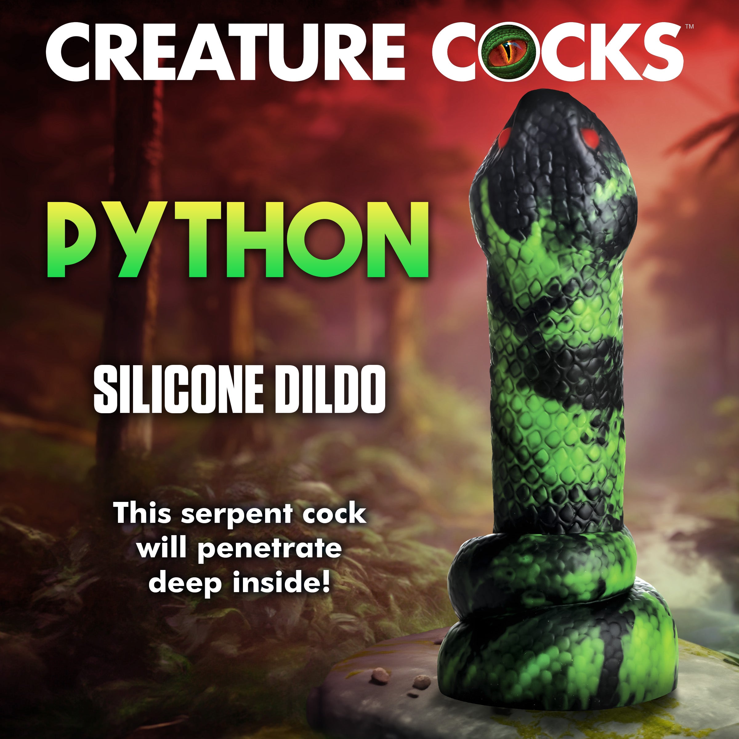 Python Silicone Dildo