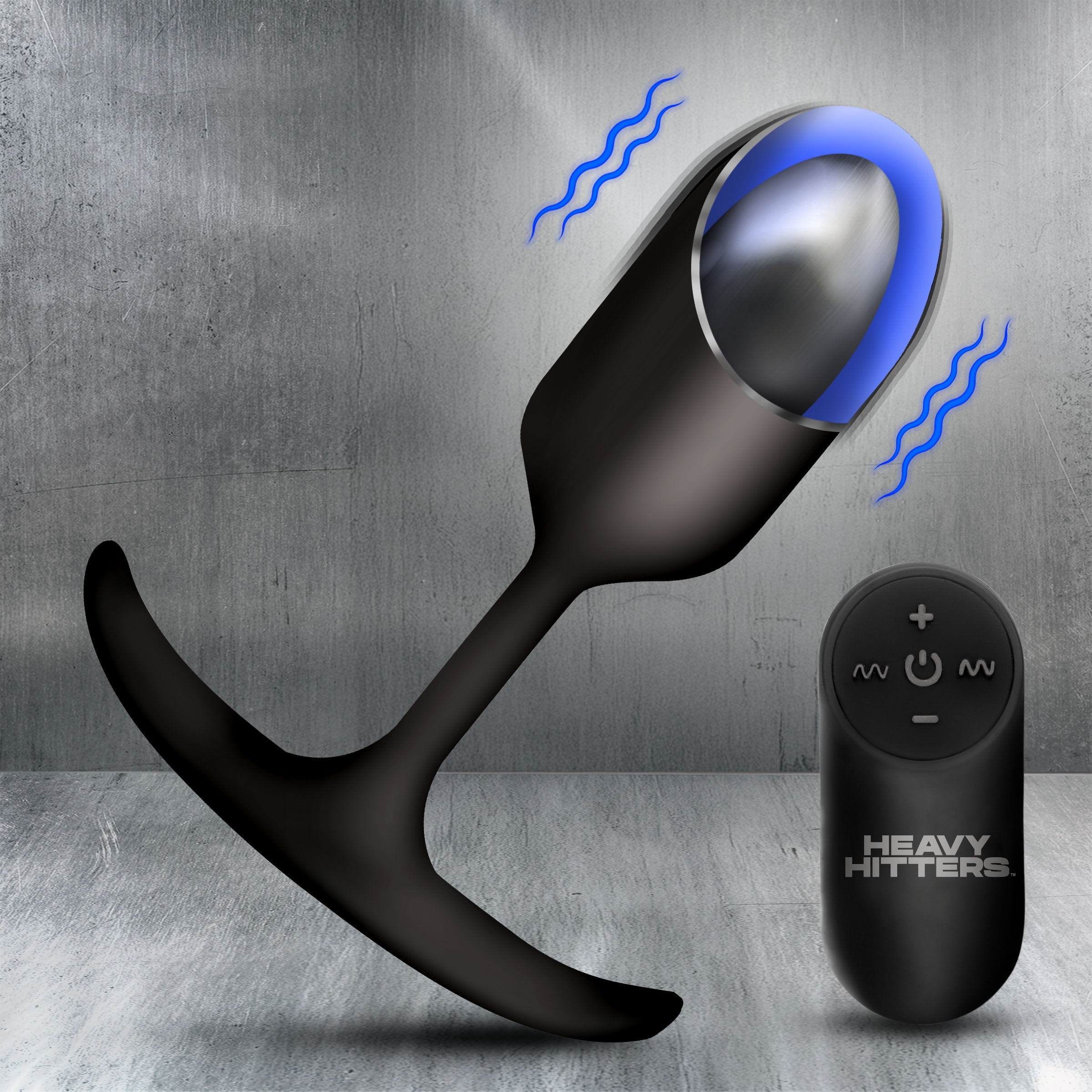 Vibrating Weighted Silicone Anal Plug Vibrating Weighted Silicone Anal Plug