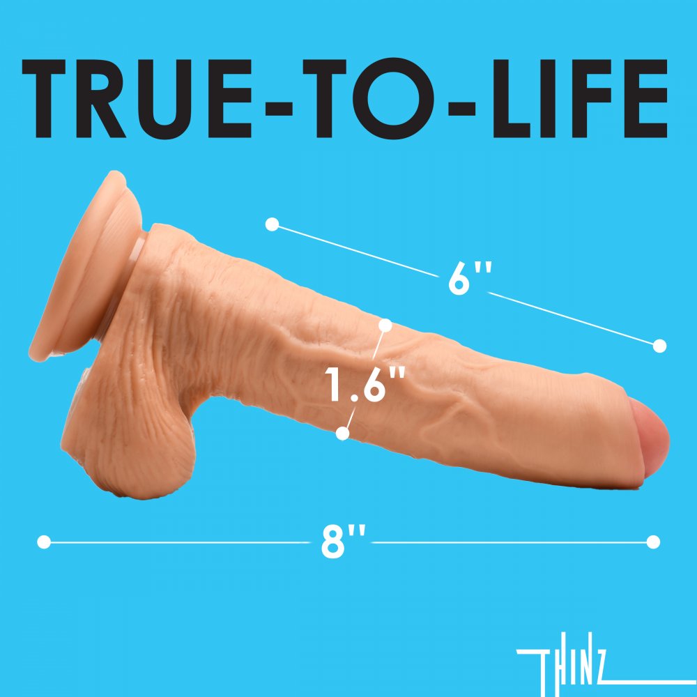 Thinz Uncut Dildo with Balls