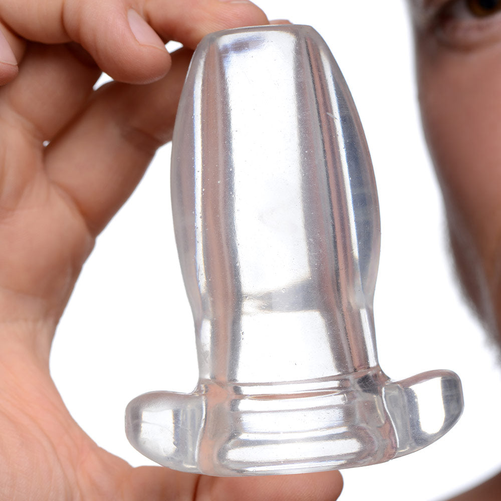 PeepHole Clear Hollow Anal Plug PeepHole Clear Hollow Anal Plug