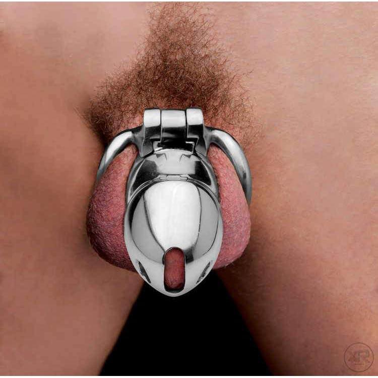 Rikers 24-7 Stainless Steel Locking Chastity Cage