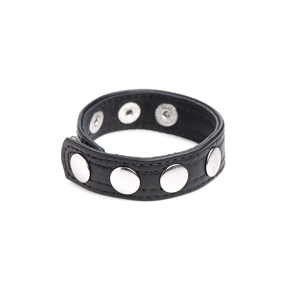Leather Speed Snap Cock Ring