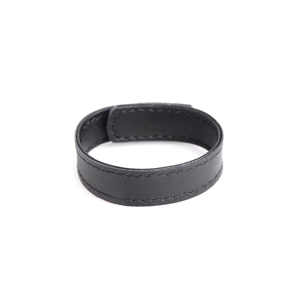 Leather and Velcro Cock Ring