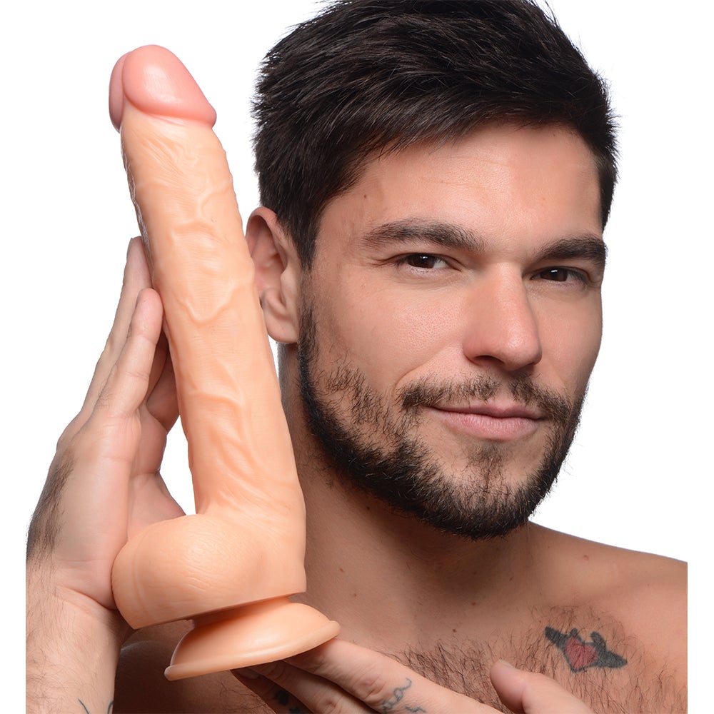 Long Logan 10 Inch Dildo with Balls