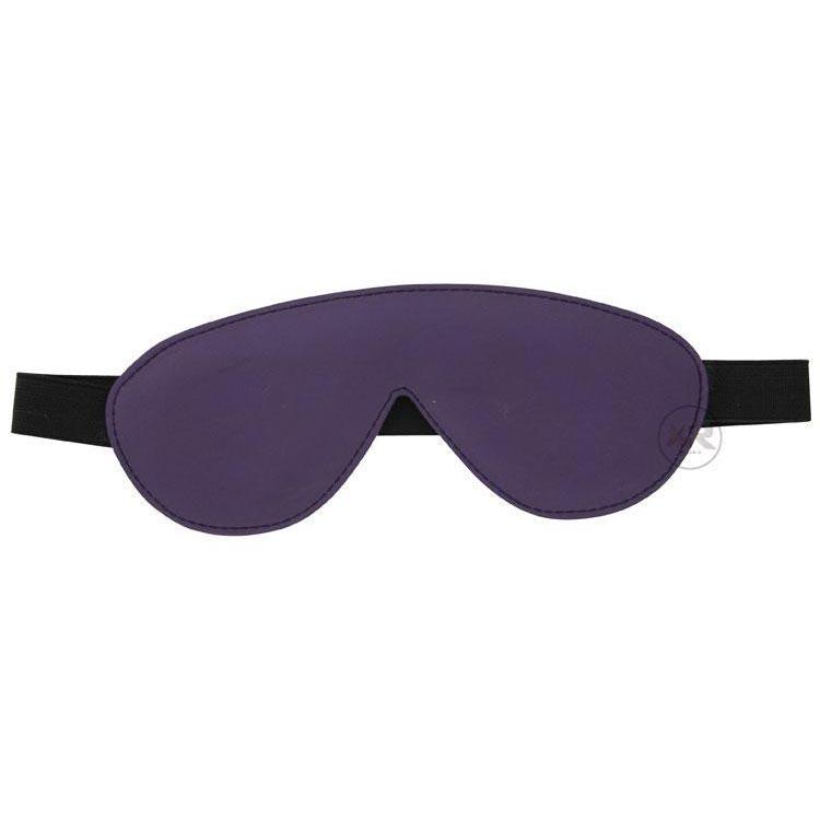 Strict Leather Black and Purple Blindfold