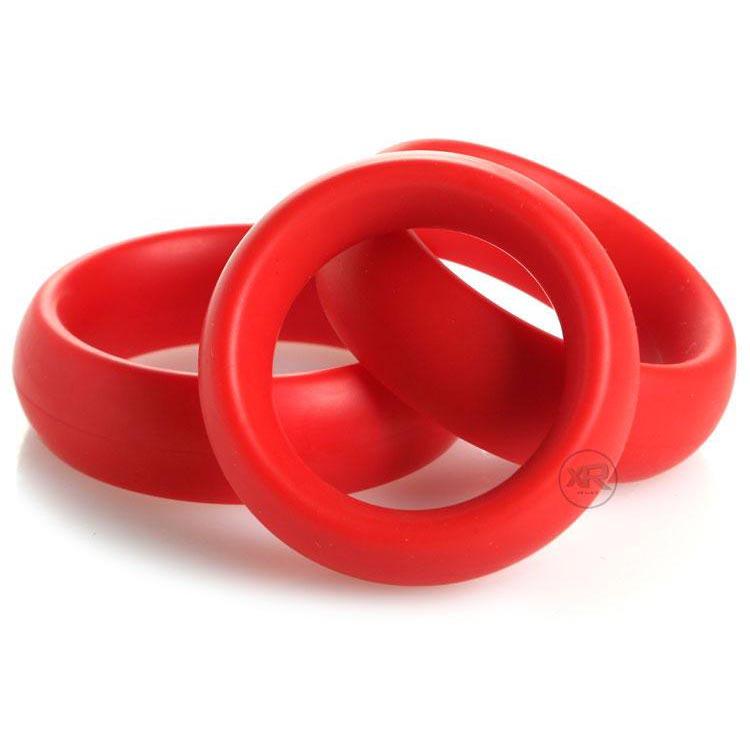 Fat Silicone Cock Ring 3-Pack