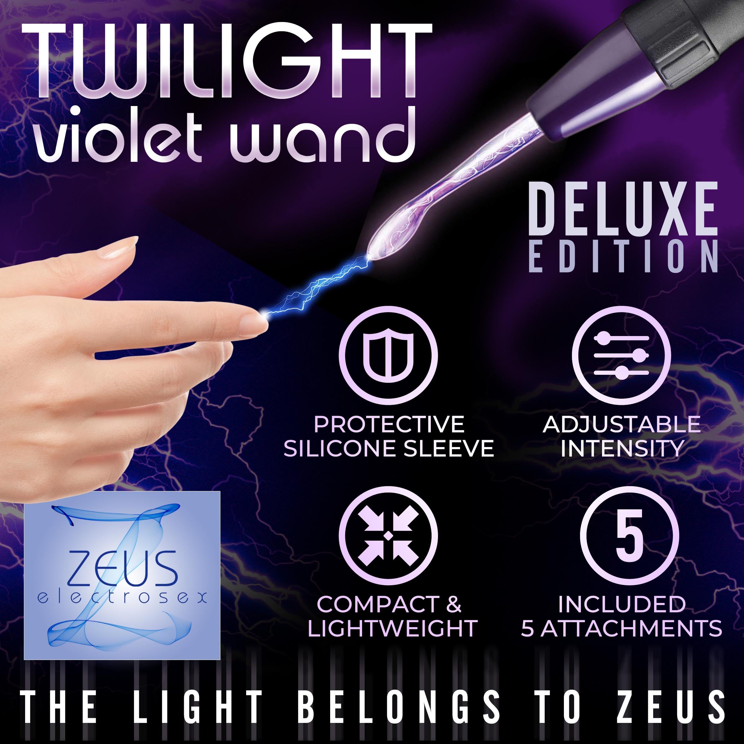Deluxe Twilight Violet Wand Kit