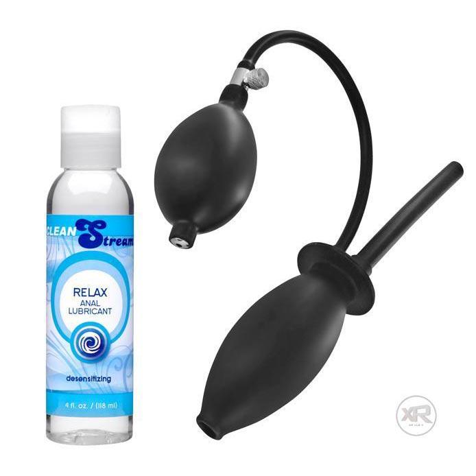 Inflatable Enema Plug and Desensitizing Lube Inflatable Enema Plug and Desensitizing Lube