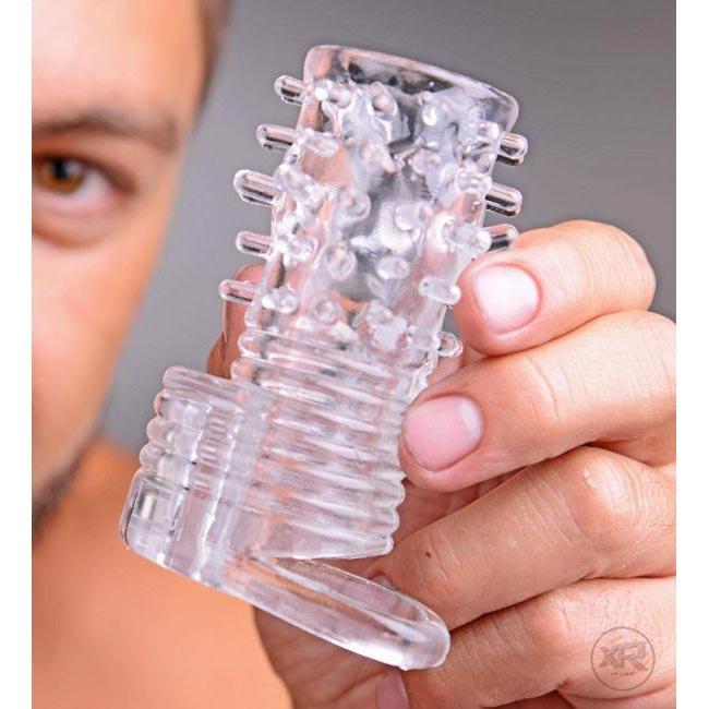 Clear Sensations Vibrating Textured Erection Sleeve