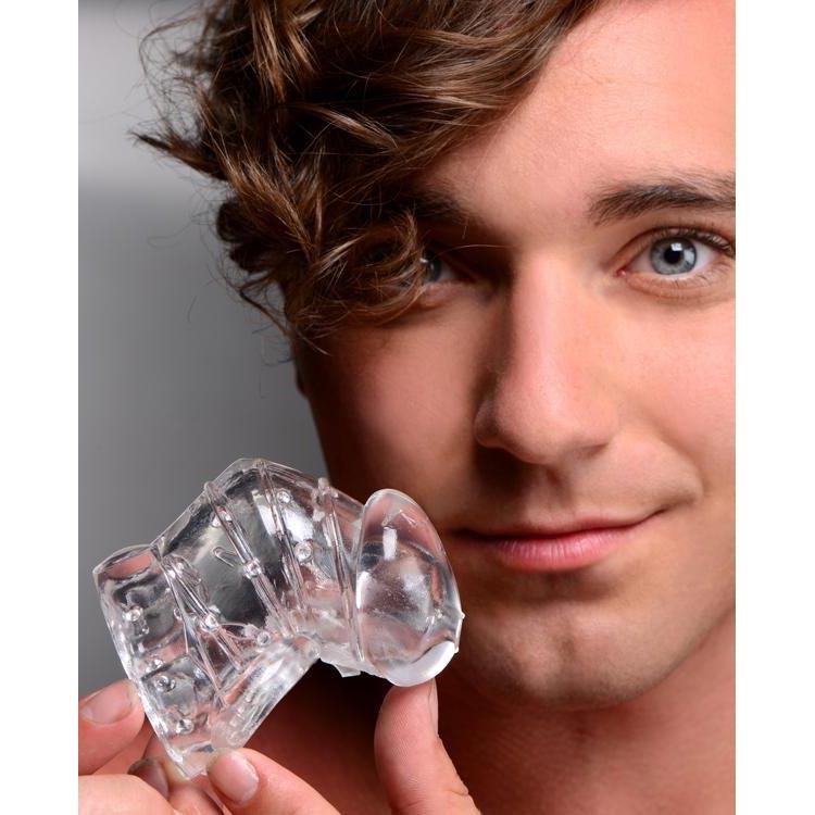 2.0 Nubbed Detained Soft Body Chastity Cage