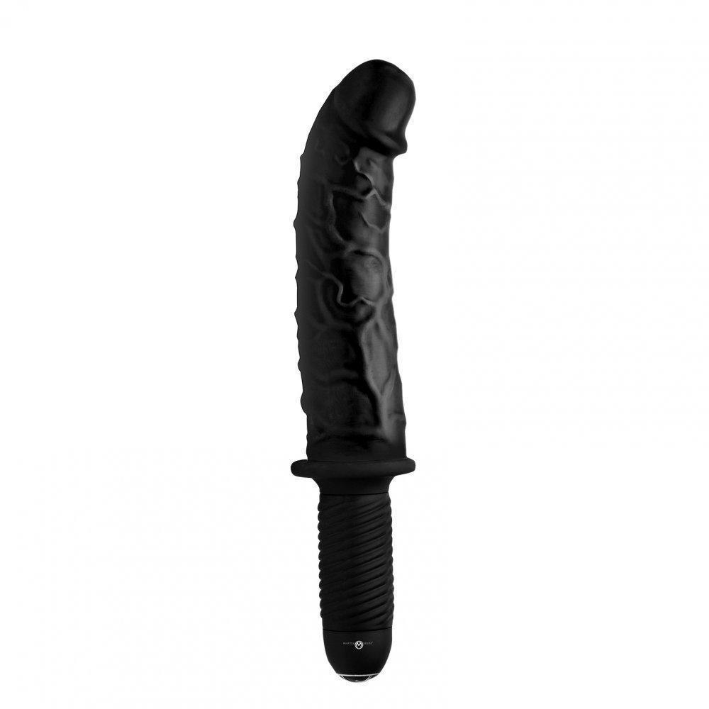 The Curved Dicktator 13 Mode Vibrating Giant Dildo Thruster