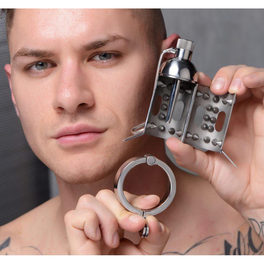 Spiked Chamber Chastity Cage