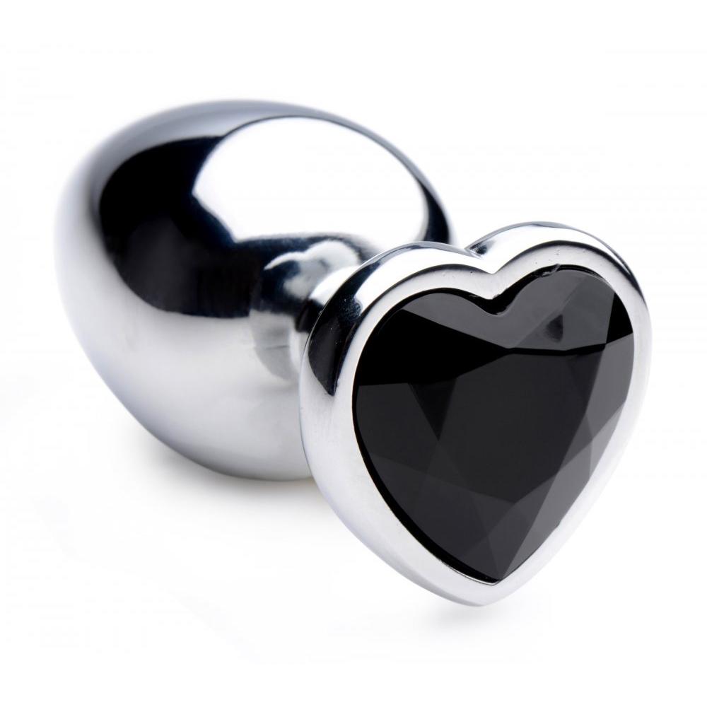 Black Heart Gem Anal Plug