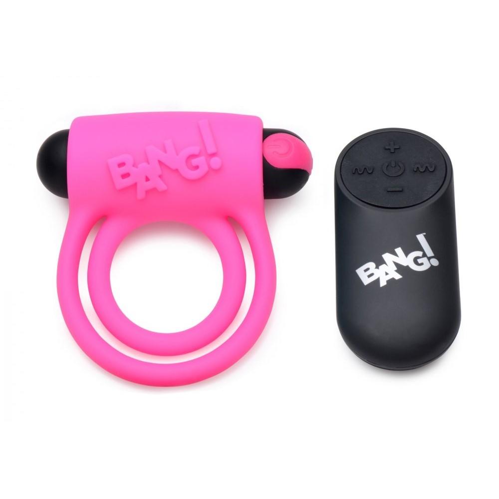 Remote Control 28X Vibrating Cock Ring and Bullet