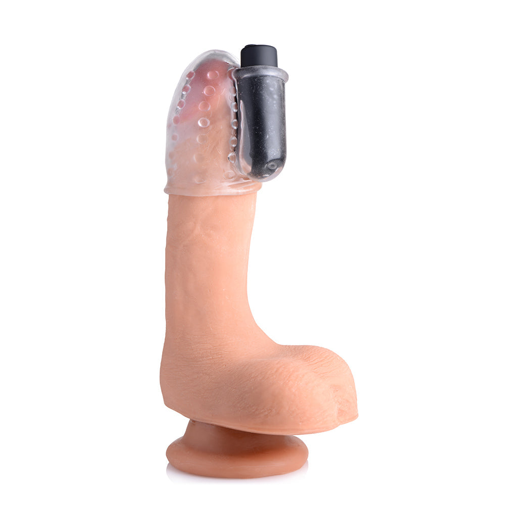 28X Rechargeable Penis Head Teaser with Remote Control