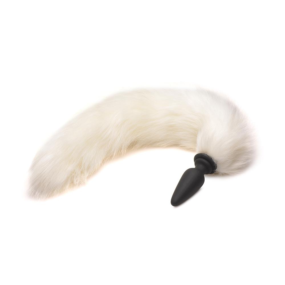 Small Anal Plug with Interchangeable Fox Tail