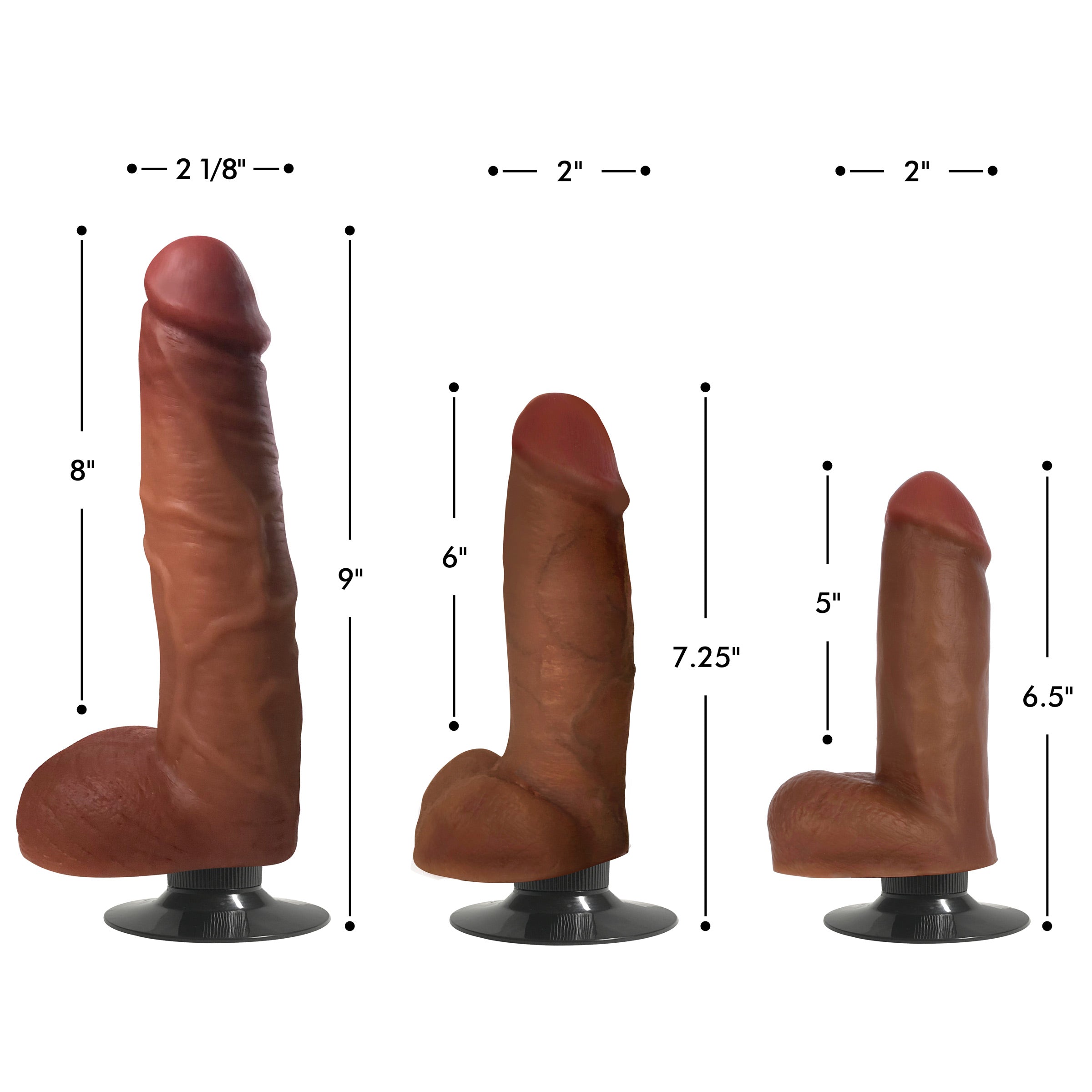 Jock Medium Vibrating Dildo with Balls