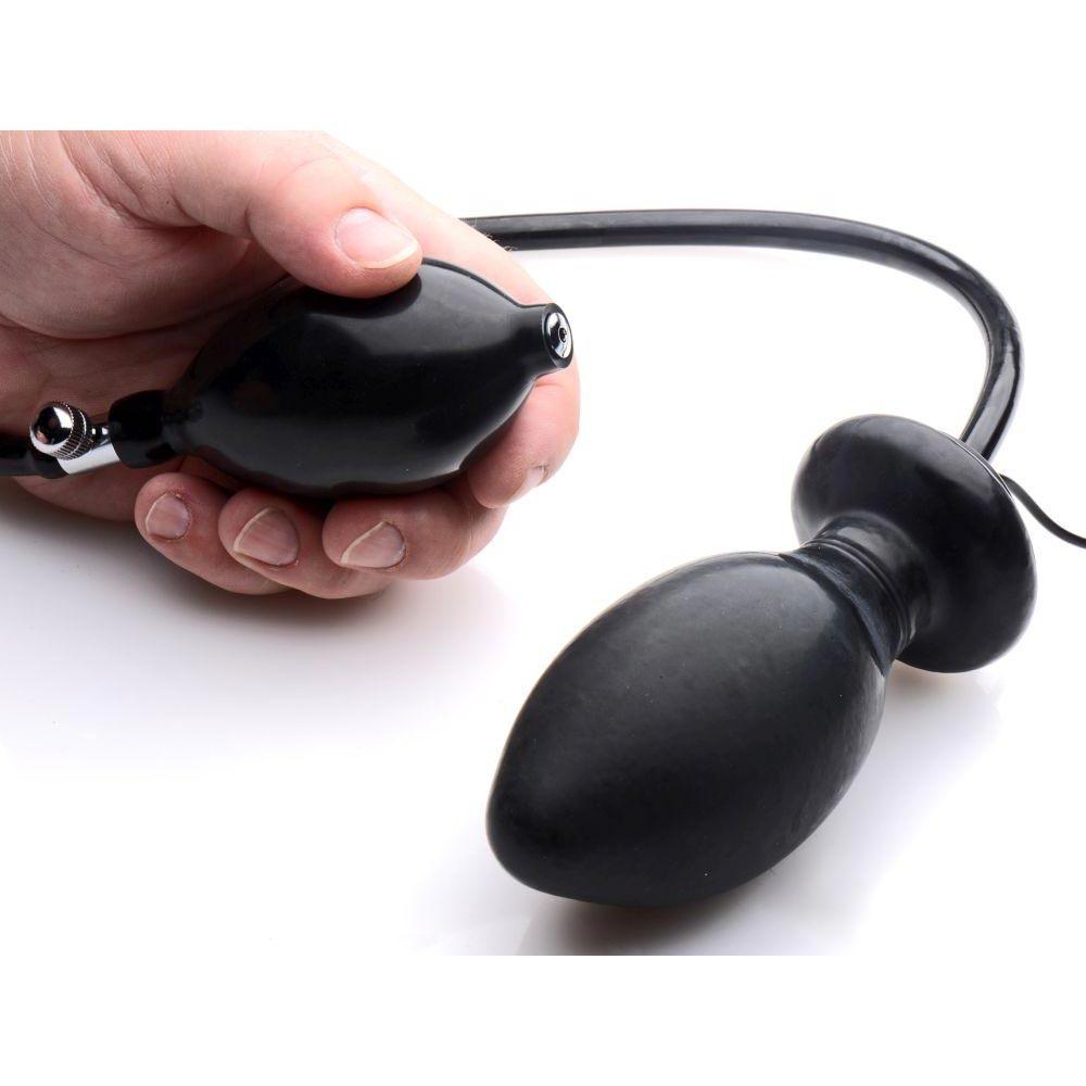 Inflatable & Vibratable Butt Plug