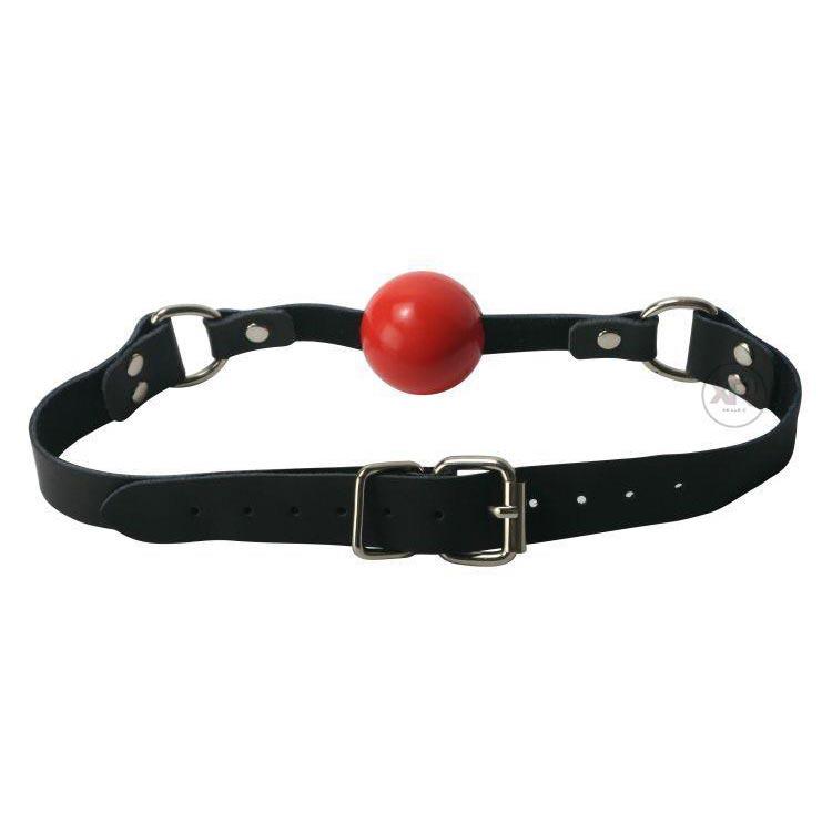 Silicone Ball Gags with Leather Straps