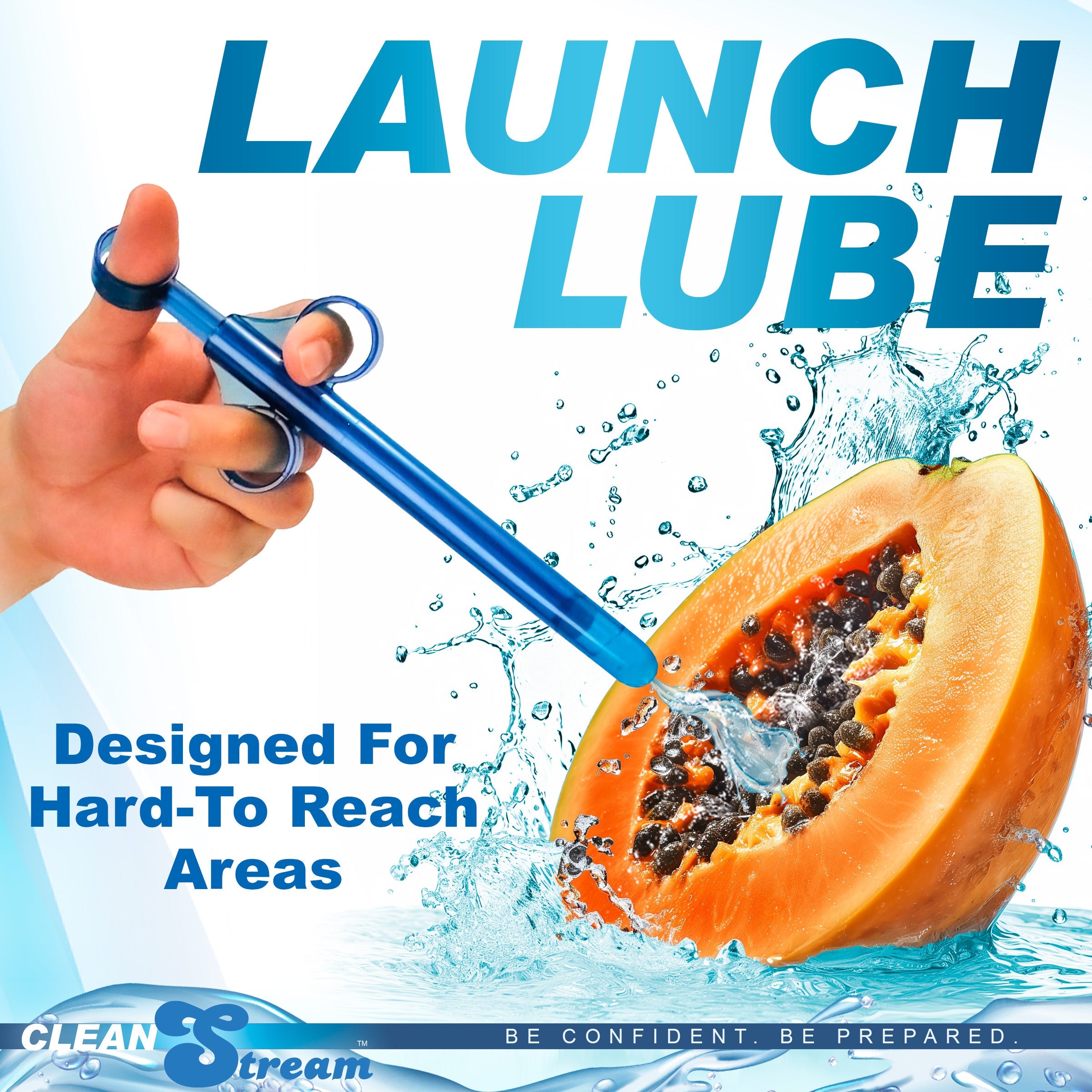 XL Lubricant Launcher - CleanStream Blue