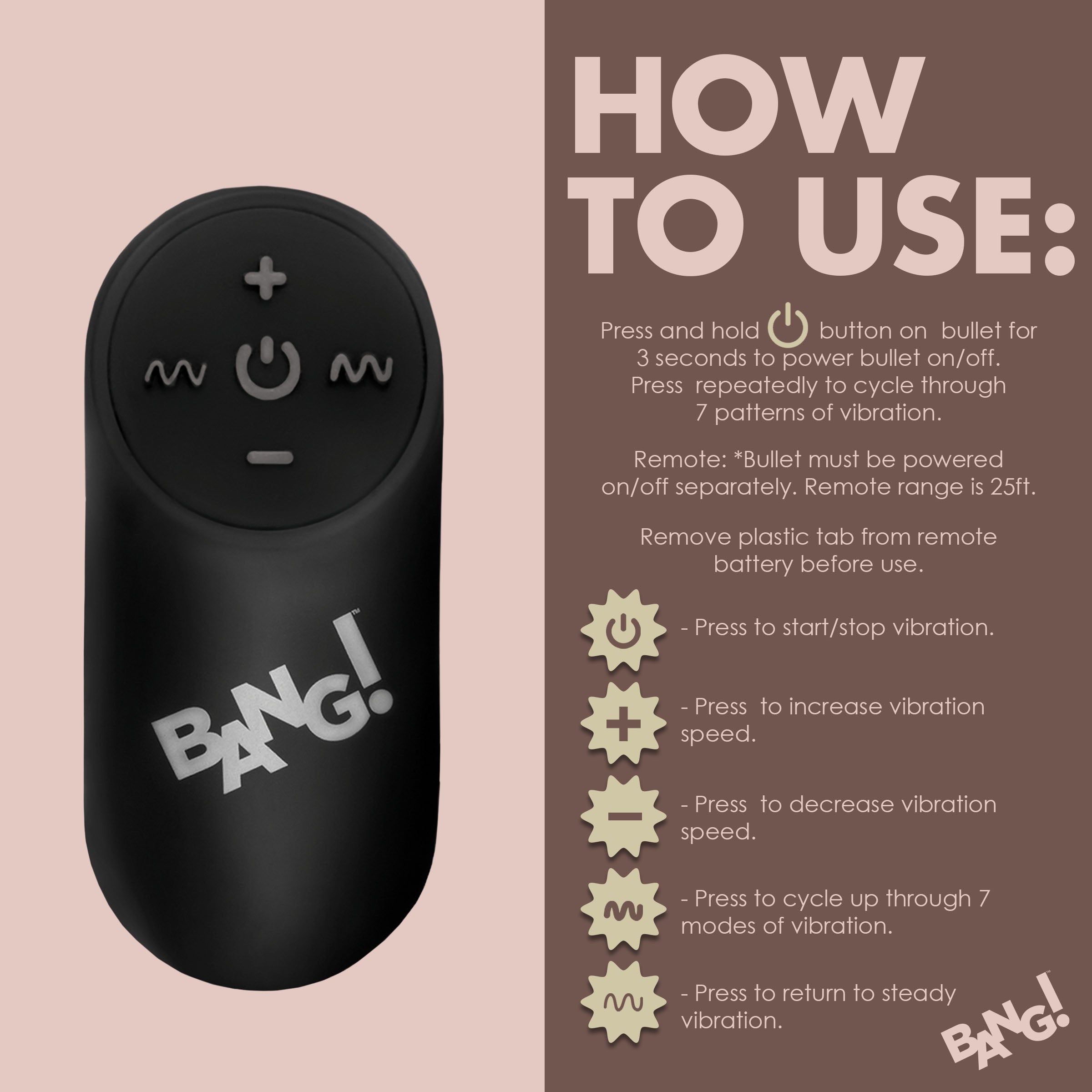 Remote Control 28X Vibrating Cock Ring and Bullet Remote Control 28X Vibrating Cock Ring and Bullet
