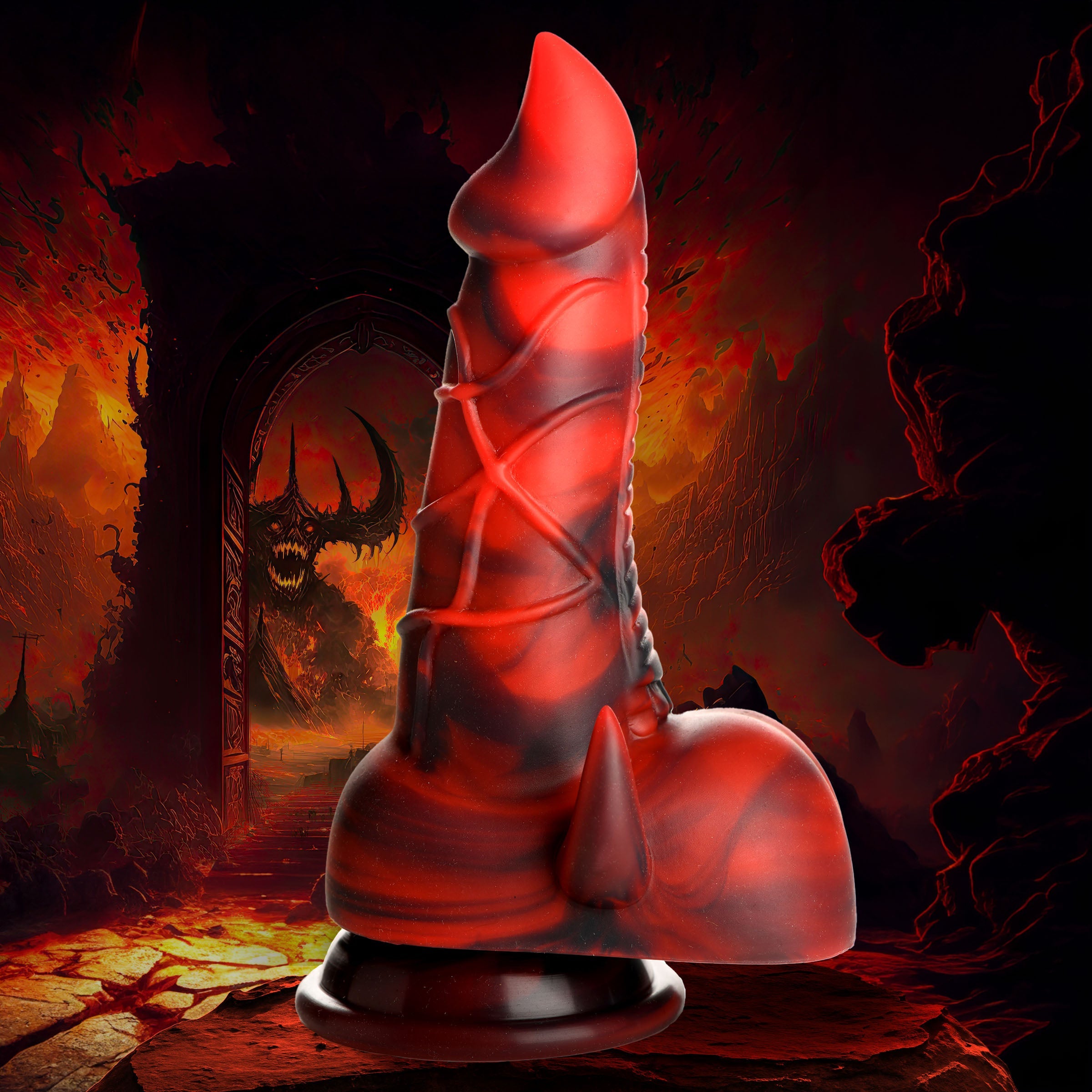 ***Only 19.95*** Horny Devil Demon Silicone Dildo