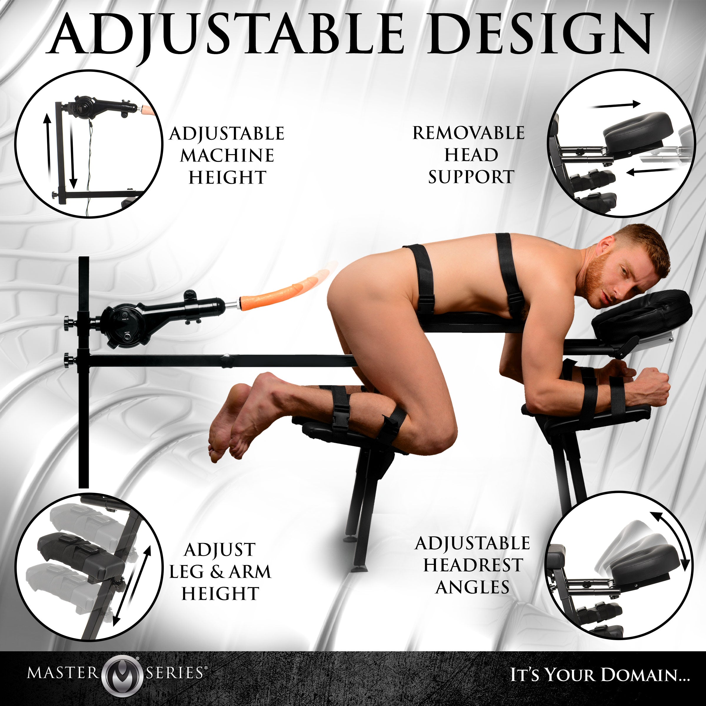 Obedience Chair with Sex Machine