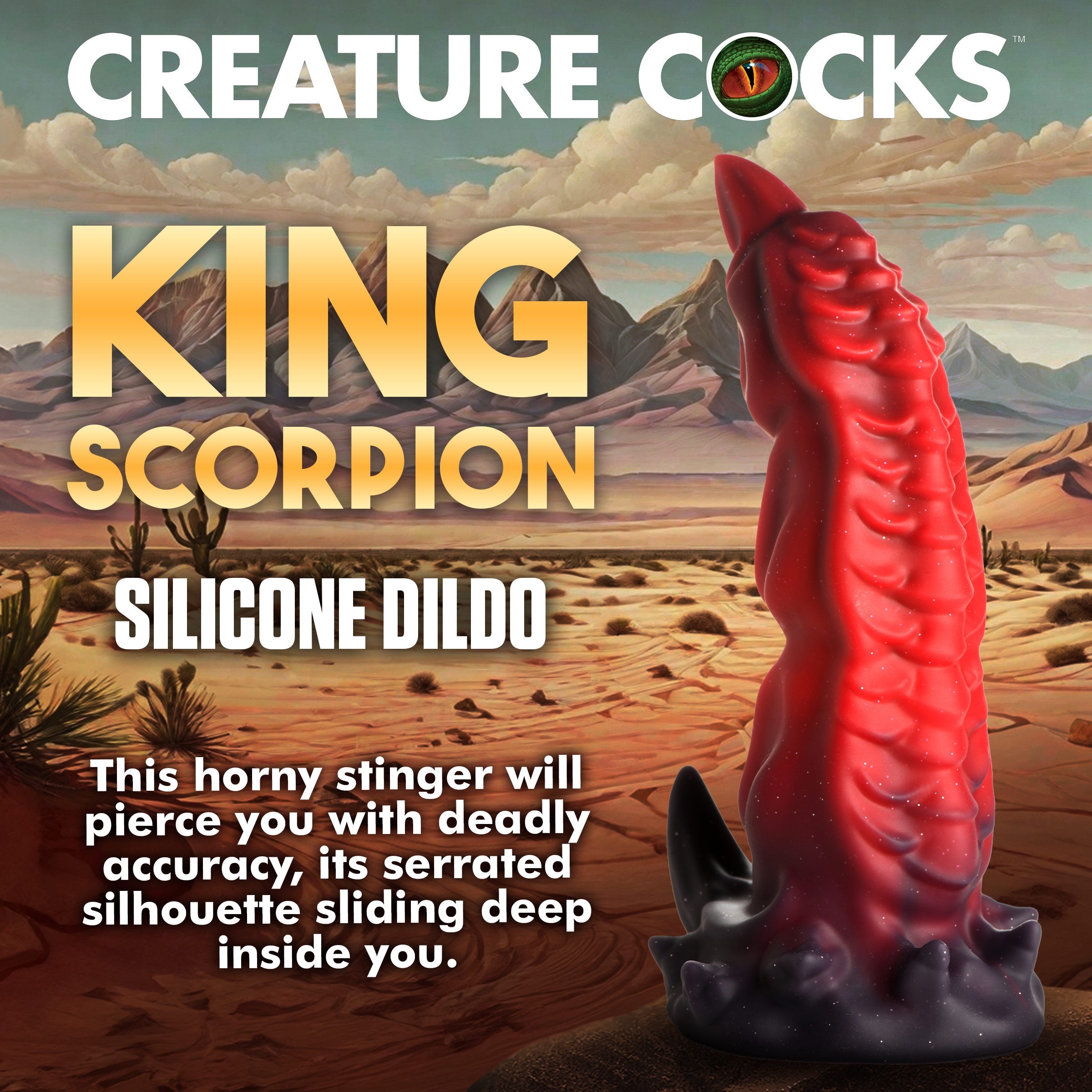 King Scorpion Silicone Dildo
