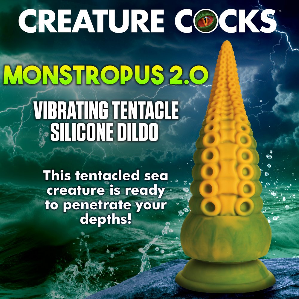 Monstropus 2.0 Vibrating Tentacle Silicone Dildo