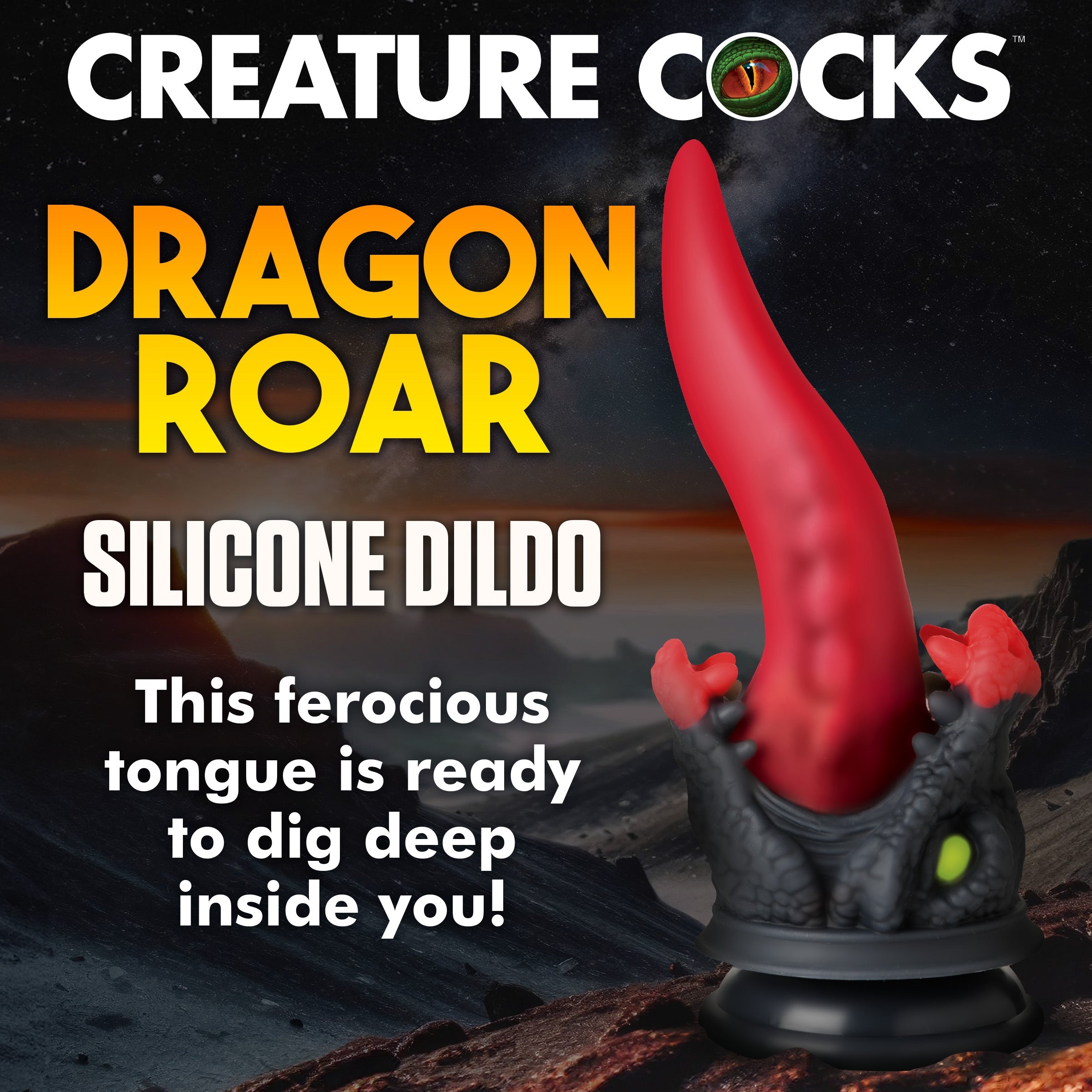 Dragon Roar Silicone Dildo