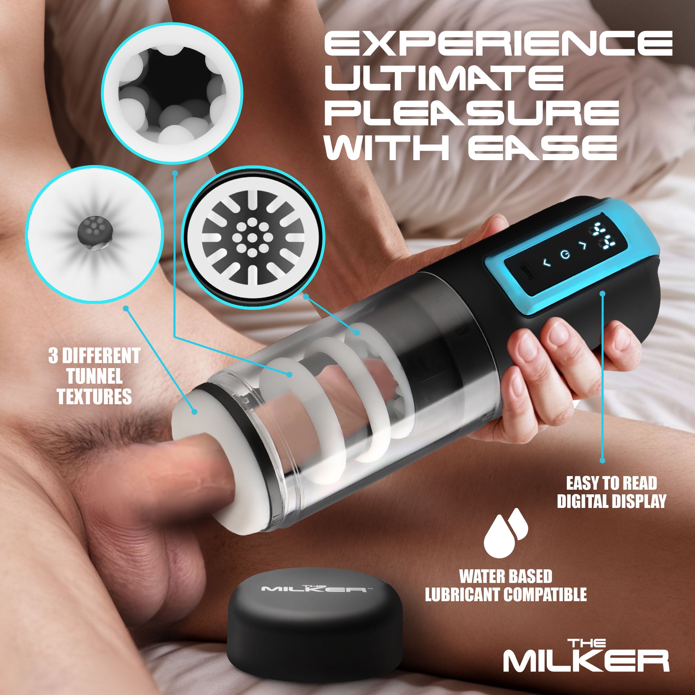 The Milker Roto-Stroke Thrusting and Rotating Masturbator