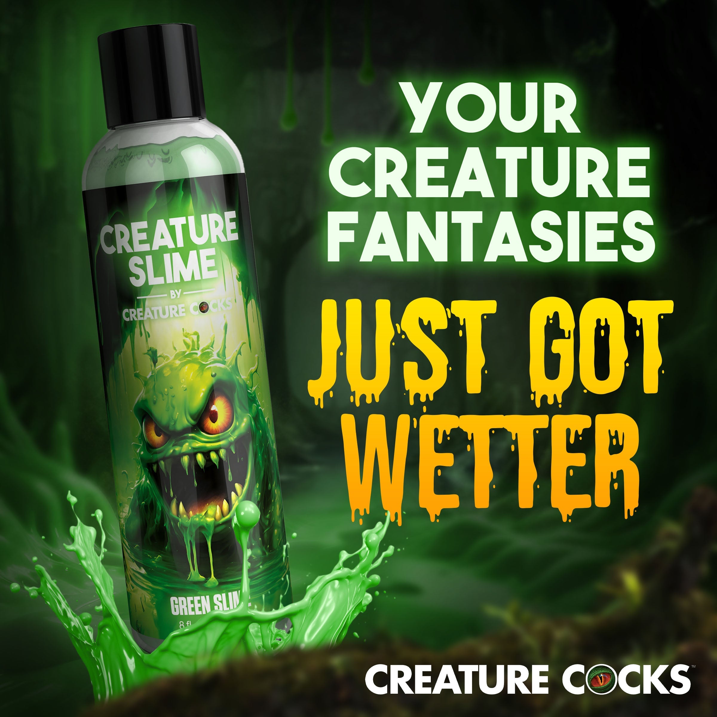 Green Creature Slime Water-Based Lubricant