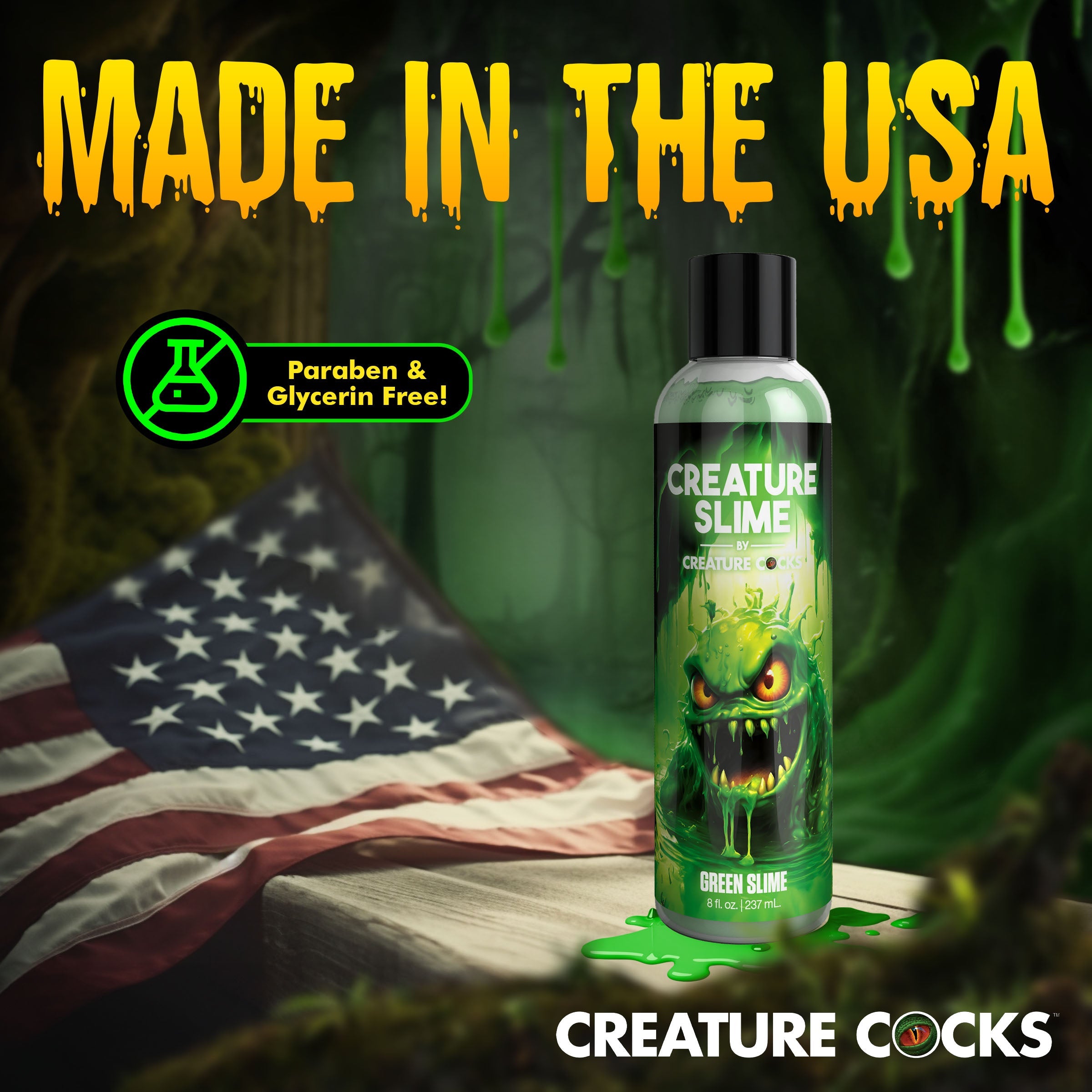 Green Creature Slime Water-Based Lubricant