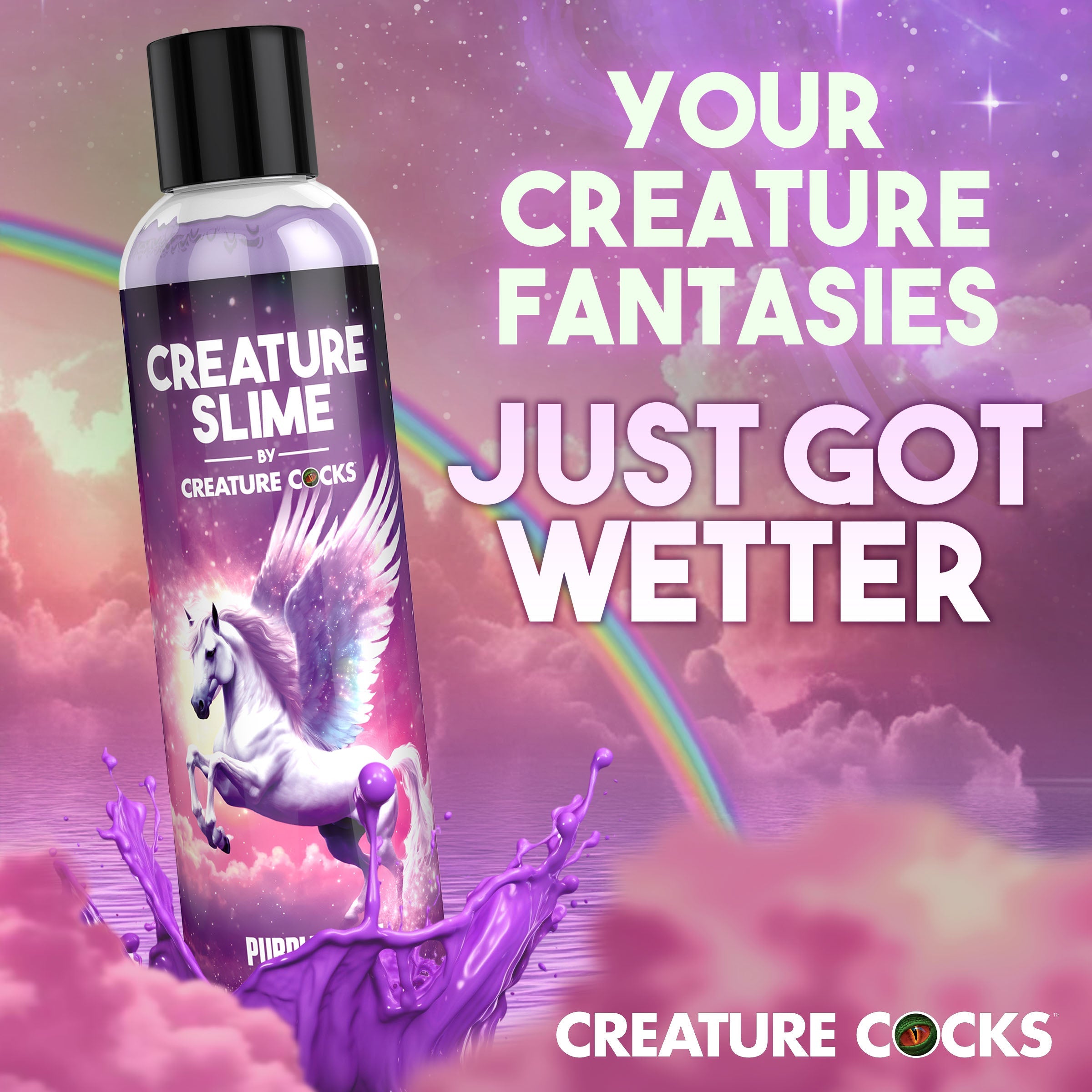 Purple Creature Slime Water-Based Lubricant