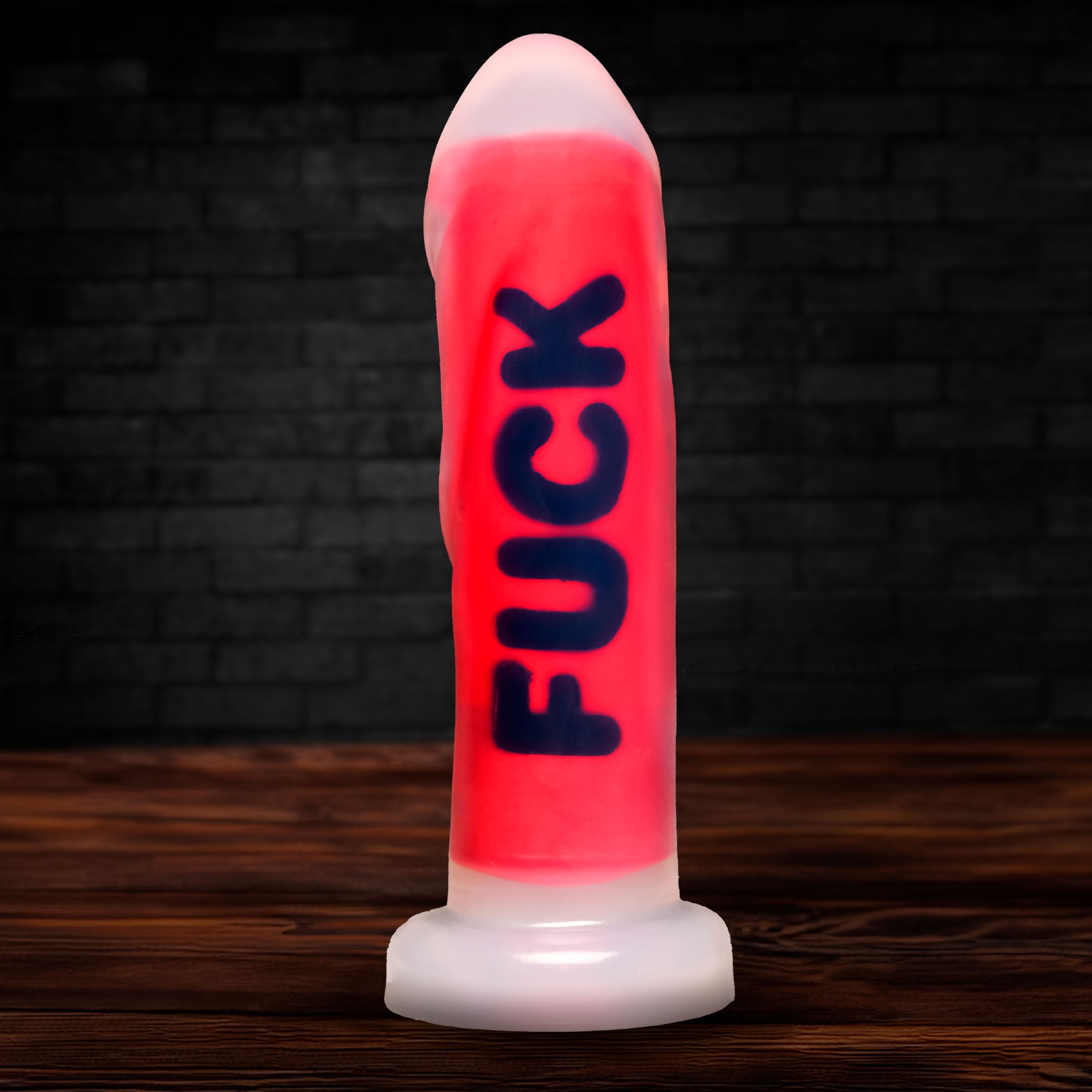 The Explicit Text Silicone Dildo