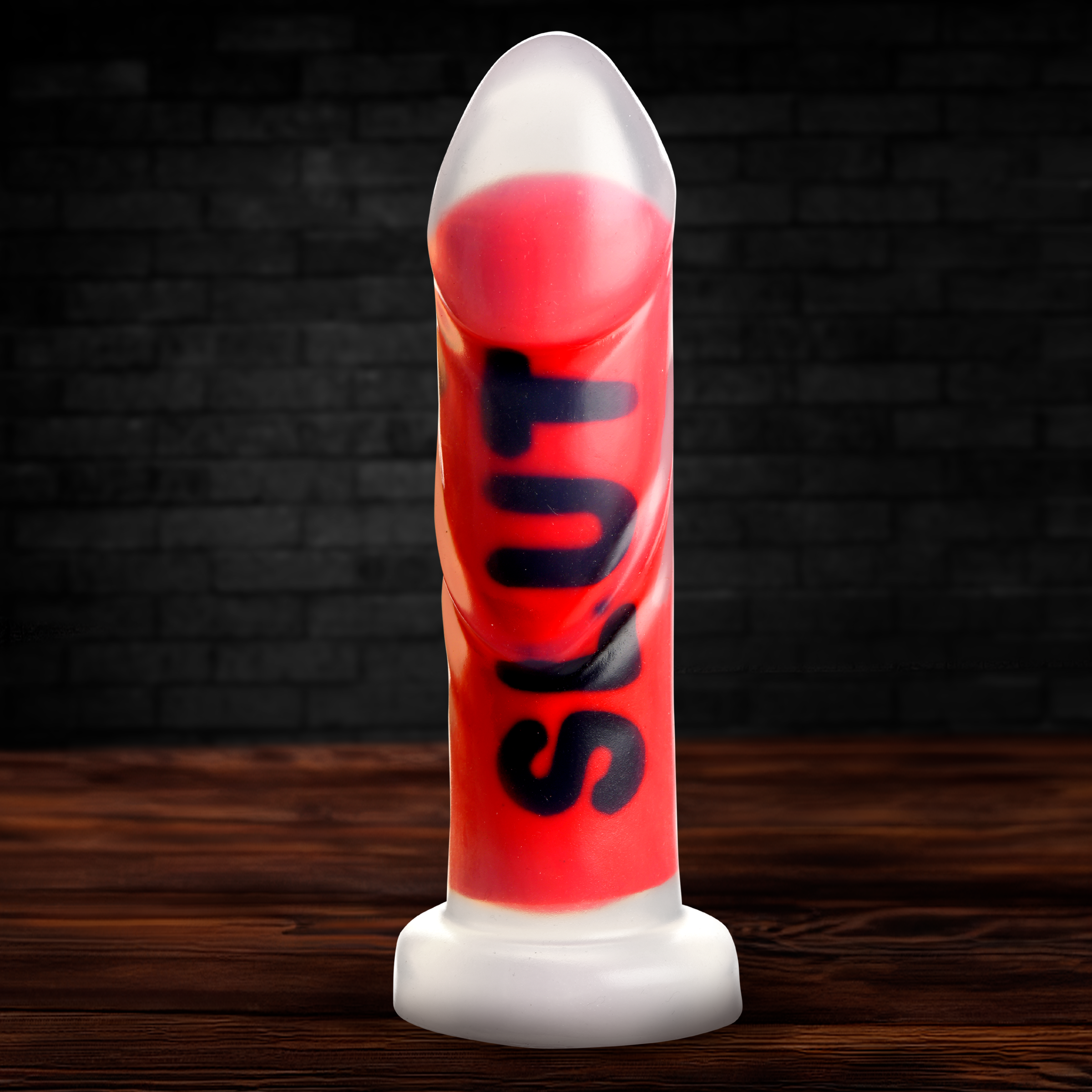 The Explicit Text Silicone Dildo