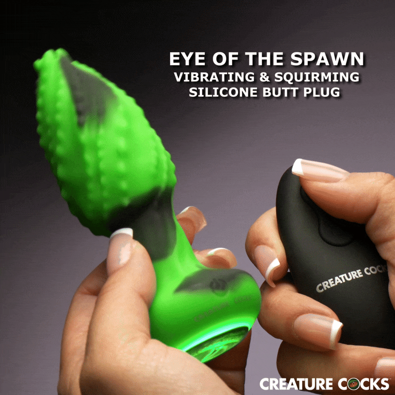 Eye of the Spawn Vibrating & Squirming Silicone Butt Plug Eye of the Spawn Vibrating & Squirming Silicone Butt Plug