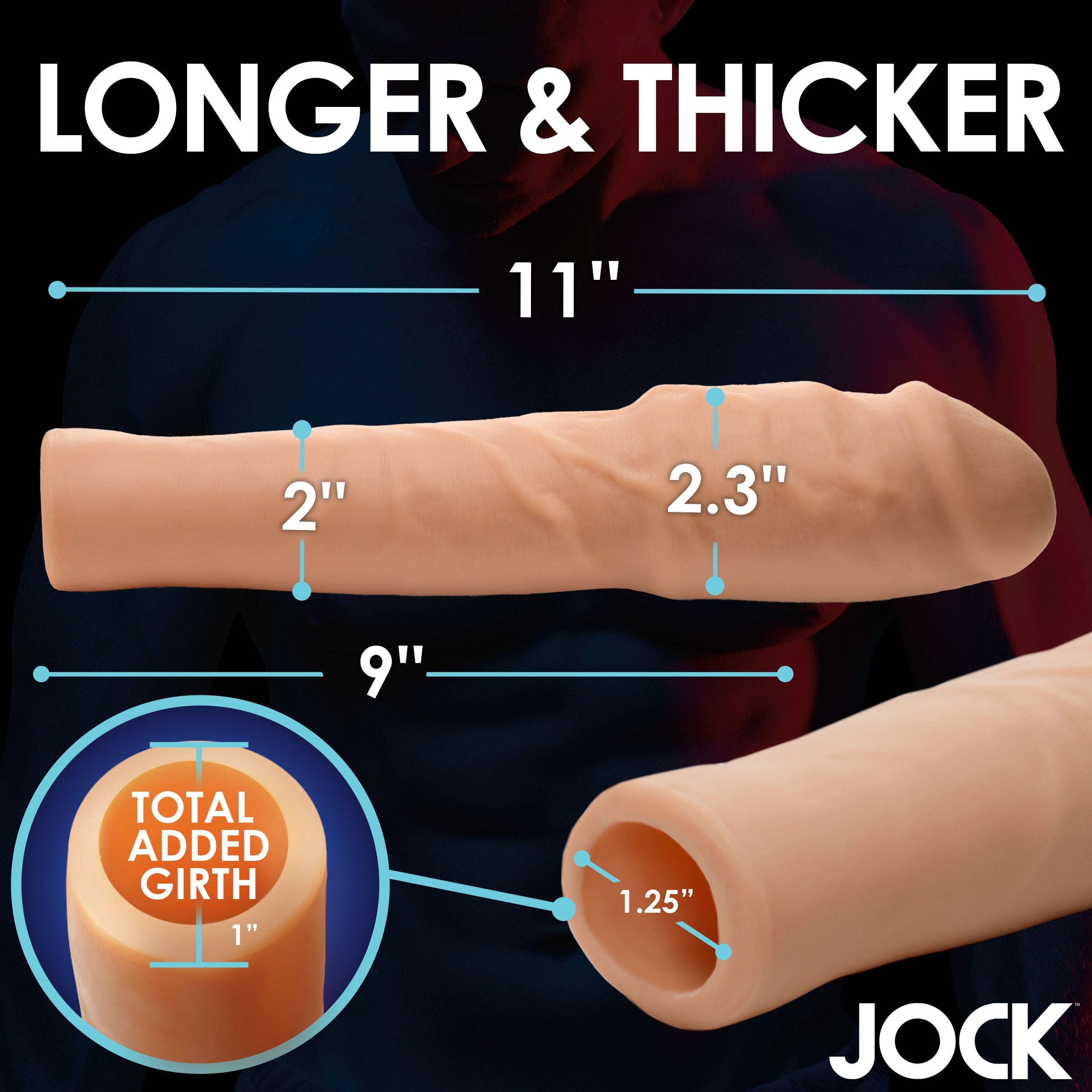 Extra Thick 2 Inch Penis Extension