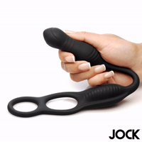 Enhancers Hyper Thrusting & Vibrating Anal Plug with Cock Ring