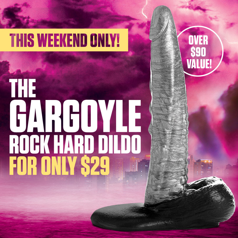 ***Only $29*** The Gargoyle Rock Hard Silicone Dildo