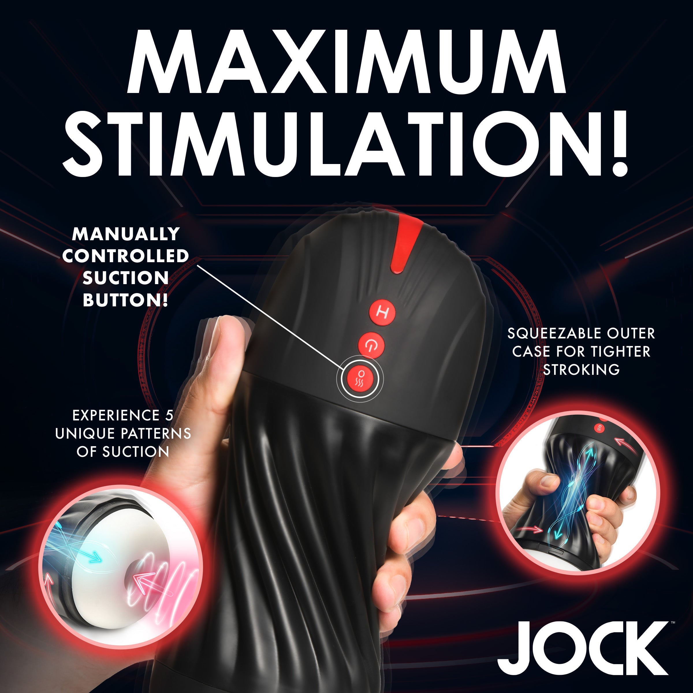 Sucking and Vibrating Masturbator Sucking and Vibrating Masturbator