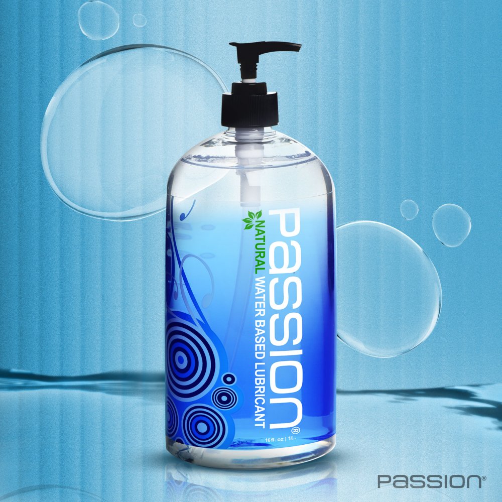 Passion Natural Water-Based Lube 16oz Pump