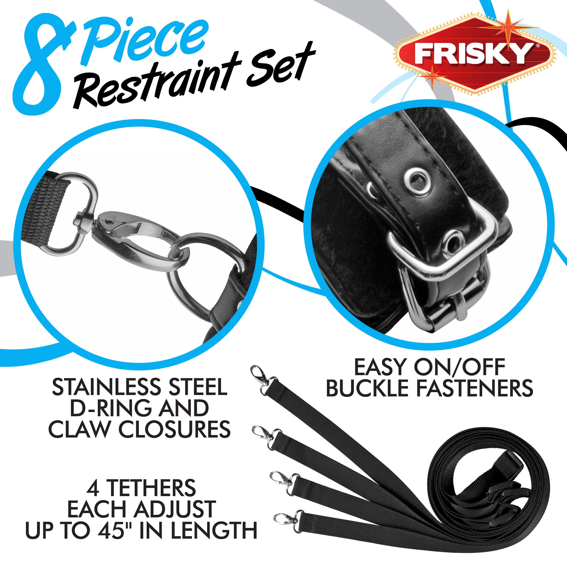 Frisky 8-Piece Restraint Set